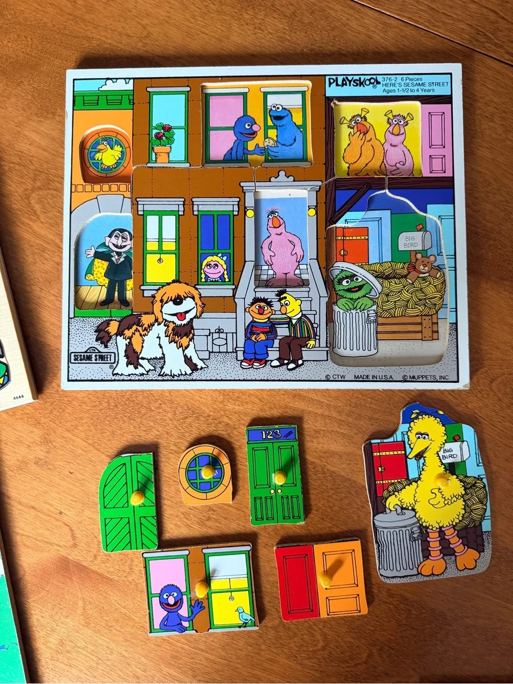 Children’s Kids Puzzles - Set of 4 Wood Puzzles Excellent Condition